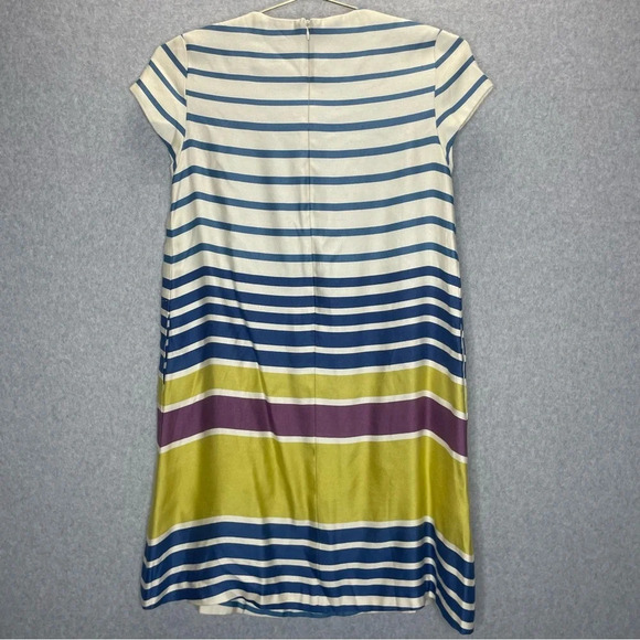 J. McLaughlin Striped Swing Short Sleeve Shift Dress - Picture 6 of 6
